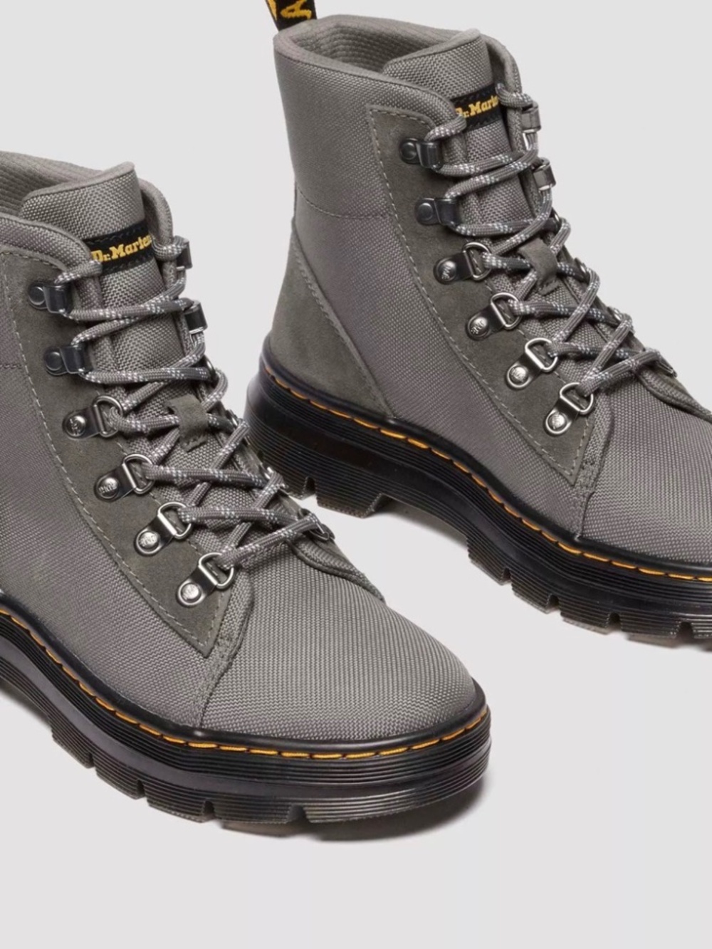 Dr. Martens Combs W suede utility Gray Boots US 5